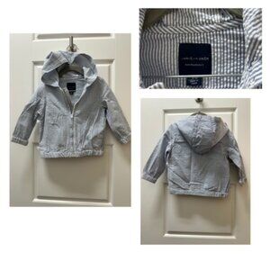 12-18M NTW Janie & Jack Seersucker Striped Jacket